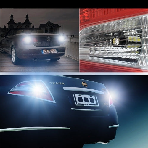 2 PCS 1156/BA15S 3W White 66 LED SMD 2835 Brake Light for Vehicles, DC 12V - Brake Lights by PMC TechLife | Online Shopping South Africa | PMC TechLife | Buy Now Pay Later Mobicred
