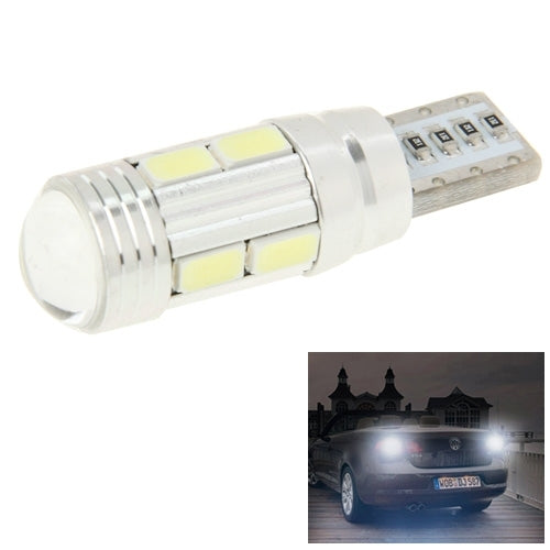 T10 4W White 200LM 10 LED SMD 5730 Backup Reverse Light Turn Signal Bulb for Vehicles, DC 12V - Brake Lights by PMC TechLife | Online Shopping South Africa | PMC TechLife | Buy Now Pay Later Mobicred