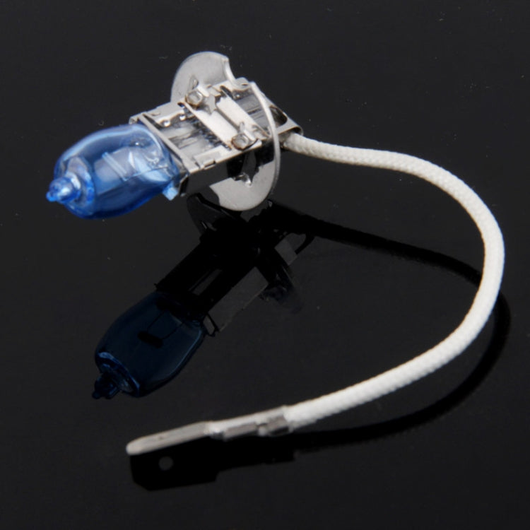 HOD H3 Halogen Bulb, Super White Car Headlight Bulb, 12 V / 100W, 6000K 2400 LM (Pair) - Halogen Lights by PMC TechLife | Online Shopping South Africa | PMC TechLife | Buy Now Pay Later Mobicred