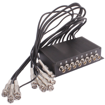 8 Channel CCTV BNC Surge Arrester Surge Protector Device (CoaxJK/ V8)(Black) - Video Balun by PMC Jewellery | Online Shopping South Africa | PMC Jewellery | Buy Now Pay Later Mobicred