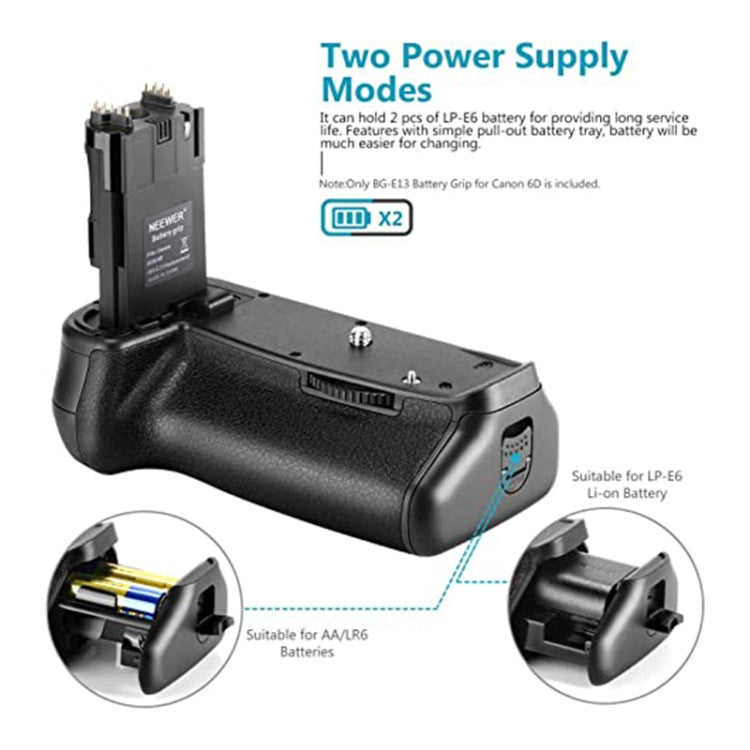 Battery Grip for Canon 6D - free shipping - PMC Jewellery - Order now!