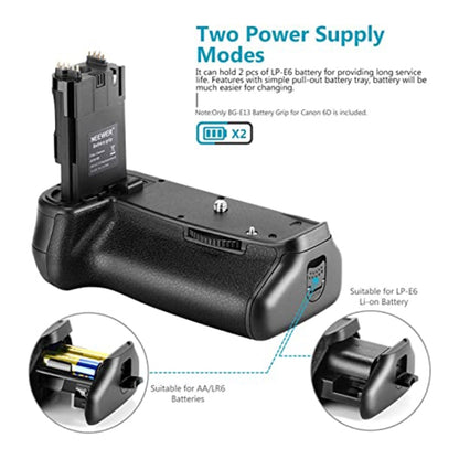Battery Grip for Canon 6D - free shipping - PMC Jewellery - Order now!