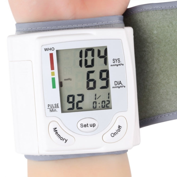 CK-101S Full Automatic Wrist Blood Pressure Monitor - Sphygmomanometer by PMC TechLife | Online Shopping South Africa | PMC TechLife | Buy Now Pay Later Mobicred