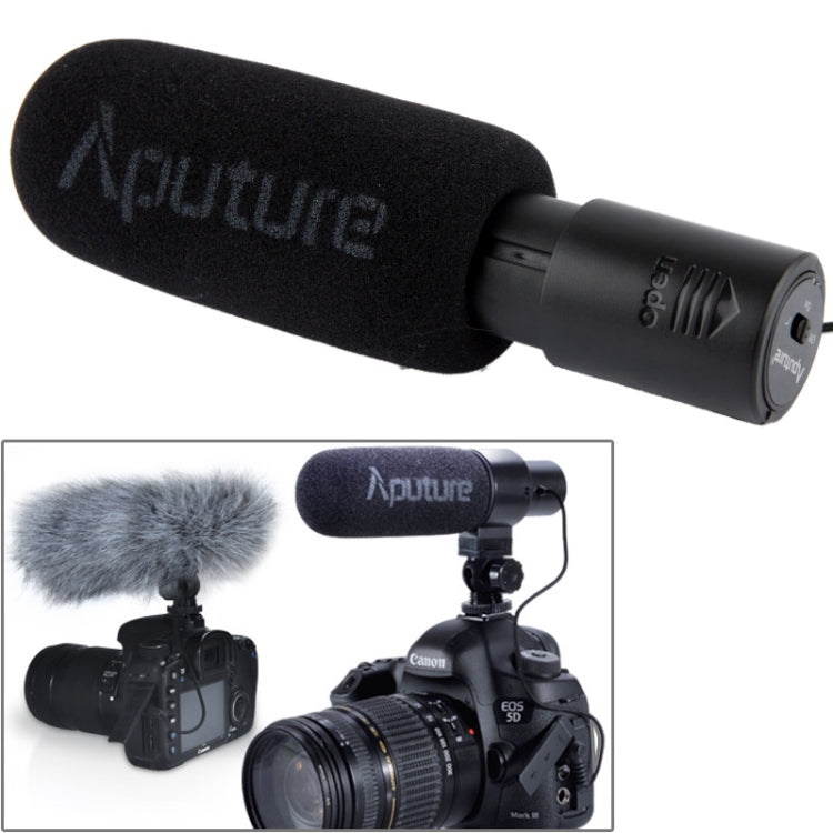 Aputure V-MIC D1 Directional Condenser Shotgun Microphone, Support 360 Degree Pan / 180 Degree Tilt - free shipping - PMC Jewellery - Order now!