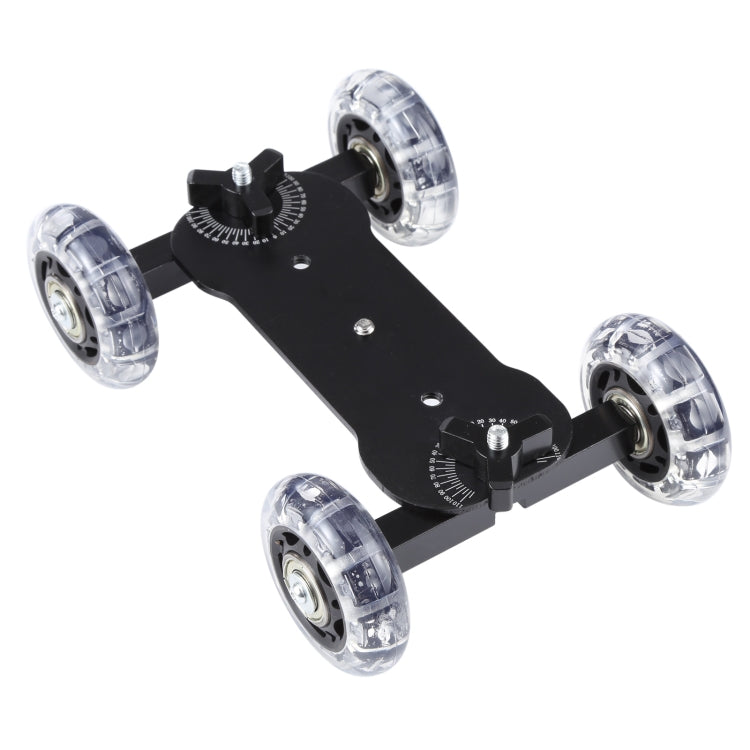 Floor Table Video Slider Track Dolly Car for DSLR Camera(Black) - free shipping - PMC Jewellery - Order now!