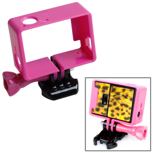TMC High Quality Tripod Cradle Frame Mount Housing for GoPro HERO4 /3+ /3, HR191(Magenta) - free shipping - PMC Jewellery - Order now!