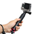 Handheld 49cm Extendable Pole Monopod with Screw for GoPro, Insta360, DJI and Other Action Cameras(Red) - Extendable Pole by PMC TechLife | Online Shopping South Africa | PMC TechLife | Buy Now Pay Later Mobicred