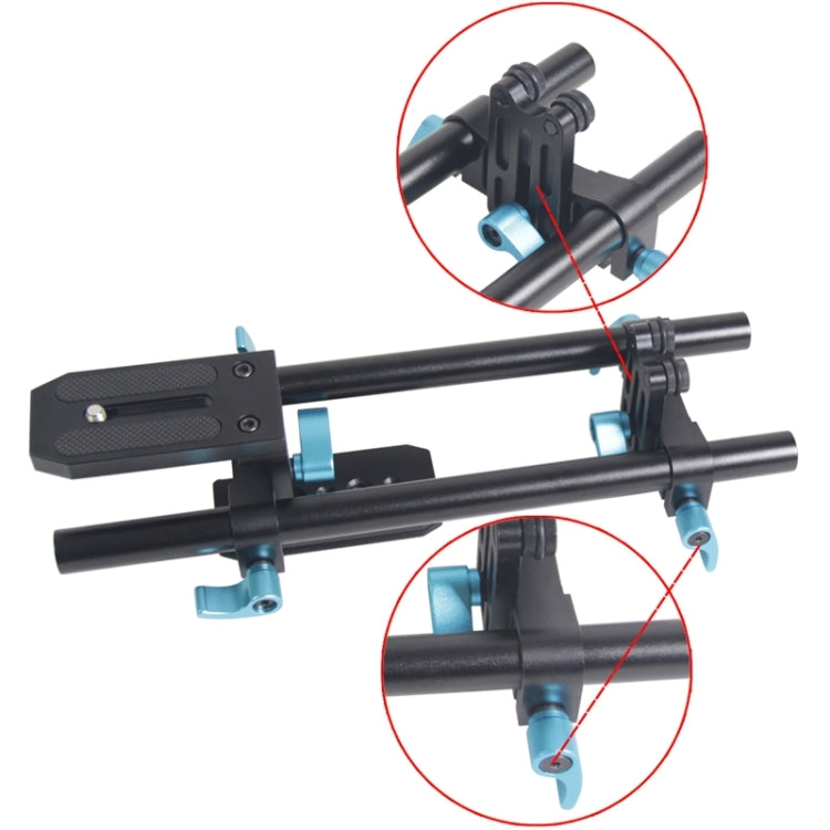 YEANGU YLG1005B 15mm Simple Stents Rail Rod for SLR Cameras - free shipping - PMC Jewellery - Order now!