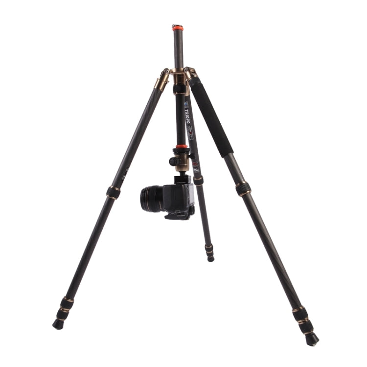 Triopo GT-2504X8.C Adjustable Portable Carbon Fiber Tripod with B-1 Aluminum Ball Head for Canon Nikon Sony DSLR Camera - free shipping - PMC TechLife - Order now!