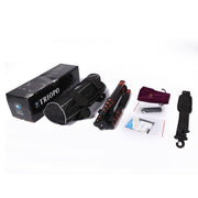 Triopo GT-2505x8.C Adjustable Portable Carbon Fiber Tripod with B-1 Aluminum Ball Head for Canon Nikon Sony DSLR Camera(Black)