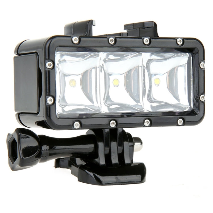SupTig 30M Water-resistant 300LM Video Light for GoPro, Insta360, DJI and Other Action Cameras(Black)