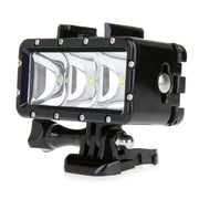 SupTig 30M Water-resistant 300LM Video Light for GoPro, Insta360, DJI and Other Action Cameras(Black)