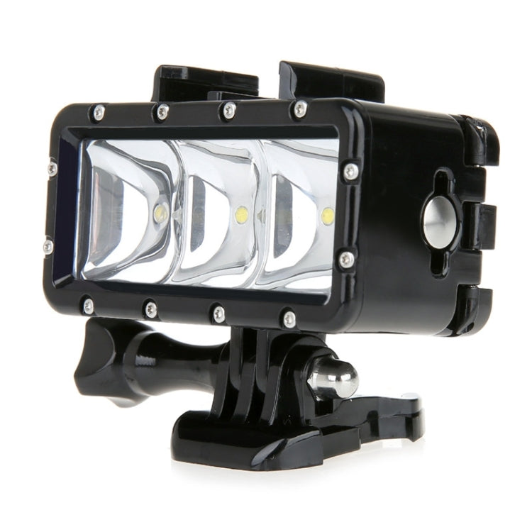 SupTig 30M Water-resistant 300LM Video Light for GoPro, Insta360, DJI and Other Action Cameras(Black)