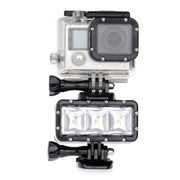 SupTig 30M Water-resistant 300LM Video Light for GoPro, Insta360, DJI and Other Action Cameras(Black)