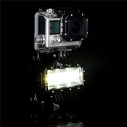 SupTig 30M Water-resistant 300LM Video Light for GoPro, Insta360, DJI and Other Action Cameras(Black)