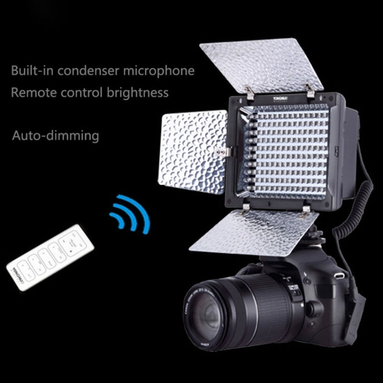 YONGNUO YN-160 II LED Video Light with Luminance Remote Control for Canon Nikon DSLR Camera - free shipping - PMC Jewellery - Order now!