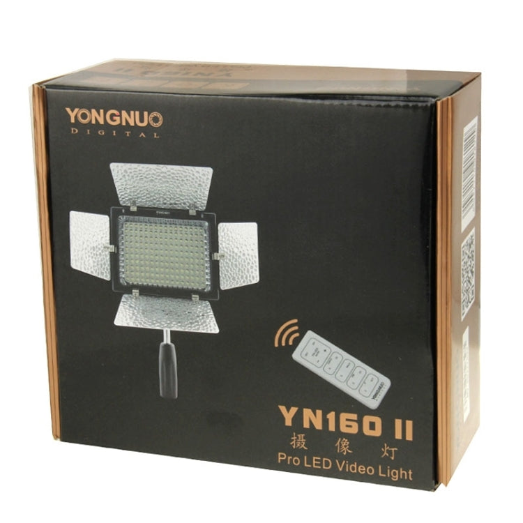 YONGNUO YN-160 II LED Video Light with Luminance Remote Control for Canon Nikon DSLR Camera - free shipping - PMC Jewellery - Order now!
