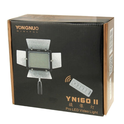 YONGNUO YN-160 II LED Video Light with Luminance Remote Control for Canon Nikon DSLR Camera - free shipping - PMC Jewellery - Order now!