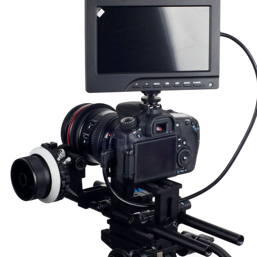 YELANGU YLG0103D F4 Limit Follow Focus with Adjustable Gear Ring Belt for Canon / Nikon / Video Cameras / DSLR Cameras - free shipping - PMC TechLife - Order now!