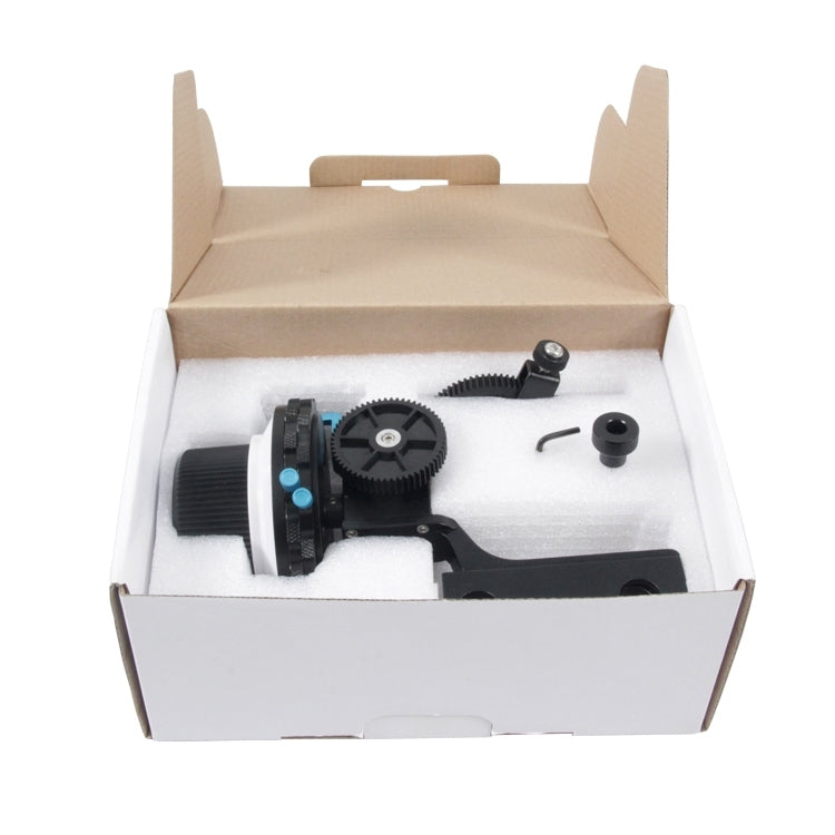 YELANGU YLG0103D F4 Limit Follow Focus with Adjustable Gear Ring Belt for Canon / Nikon / Video Cameras / DSLR Cameras - free shipping - PMC Jewellery - Order now!