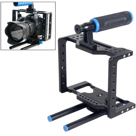 YELANGU YLG0108D Protective Cage Handle Stabilizer Top Set for DSLR Camera - free shipping - PMC Jewellery - Order now!