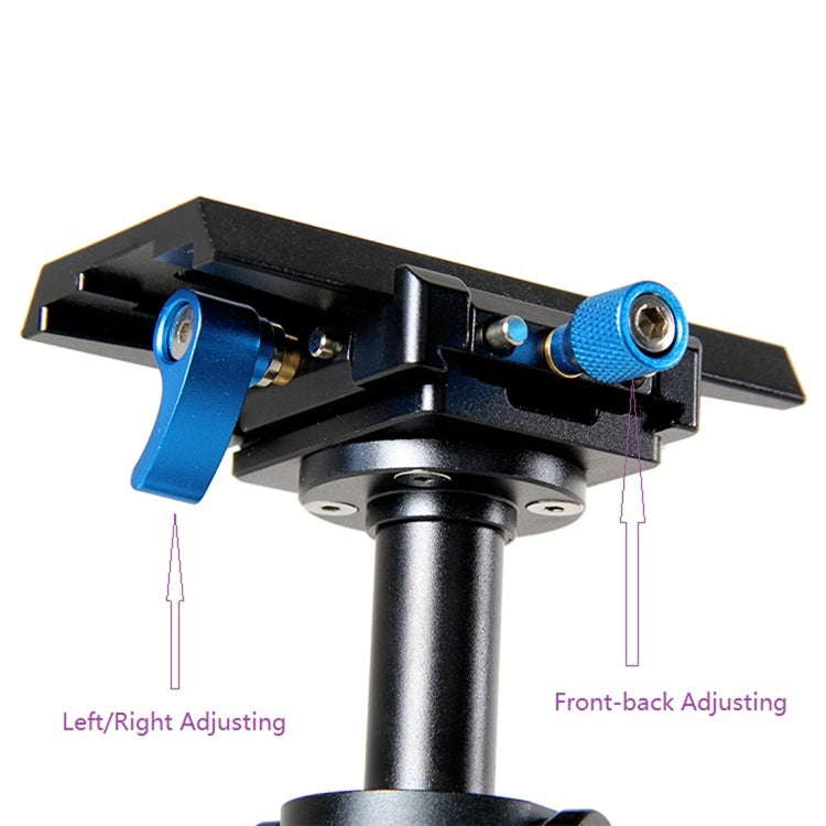 YELANGU S40L 40cm Aluminum Alloy Handheld Stabilizer for DSLR Camera DV(Black) - free shipping - PMC Jewellery - Order now!