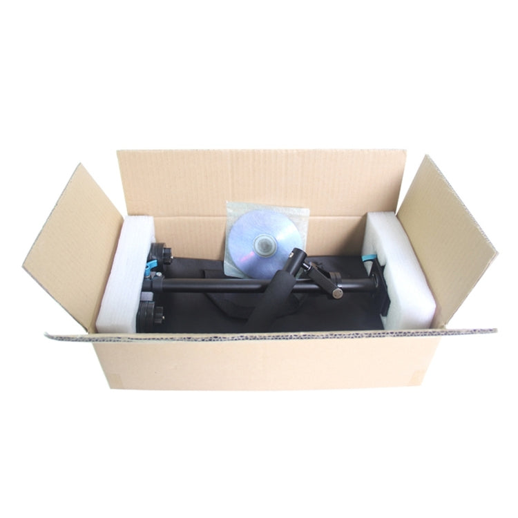 YELANGU S40L 40cm Aluminum Alloy Handheld Stabilizer for DSLR Camera DV(Black) - free shipping - PMC Jewellery - Order now!