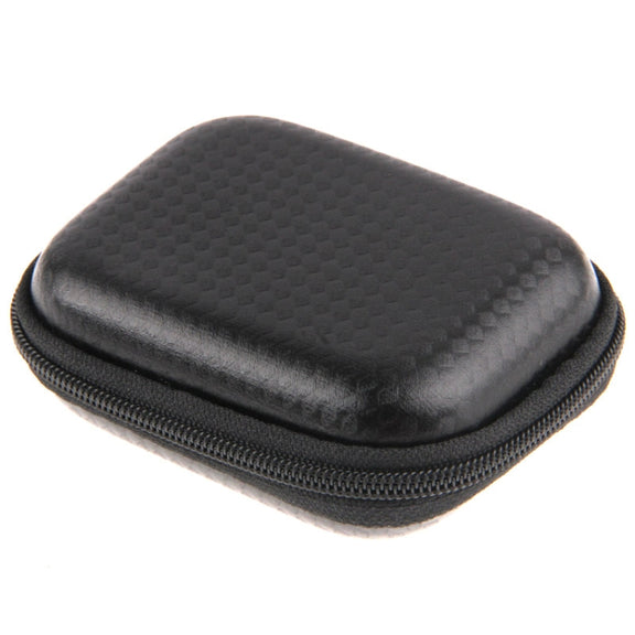 Carbon Fiber Water-resistant Portable Case for GoPro HERO11 Black/HERO10 Black / HERO9 Black / HERO8 Black / HERO7 /6 /5 /5 Session /4 Session /4 /3+ /3 /2 /1, DJI Osmo Action and Other Sport Cameras , Size: 8cm x 6cm x 2.5cm(Black)