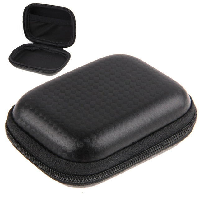 Carbon Fiber Water-resistant Portable Case for GoPro HERO11 Black/HERO10 Black / HERO9 Black / HERO8 Black / HERO7 /6 /5 /5 Session /4 Session /4 /3+ /3 /2 /1, DJI Osmo Action and Other Sport Cameras , Size: 8cm x 6cm x 2.5cm(Black)