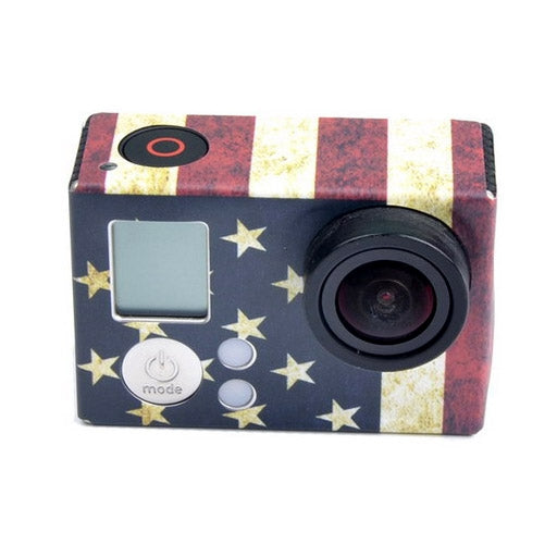 Retro US Flag Pattern Case Sticker for GoPro HERO3+ /3 - Stickers by PMC TechLife | Online Shopping South Africa | PMC TechLife | Buy Now Pay Later Mobicred