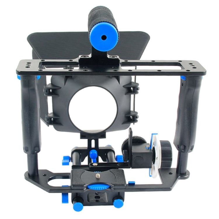 YELANGU YLG1103A-B Large Handle Video Camera Cage Stabilizer + Matte Box Kit for DSLR Camera / Video Camera - free shipping - PMC Jewellery - Order now!