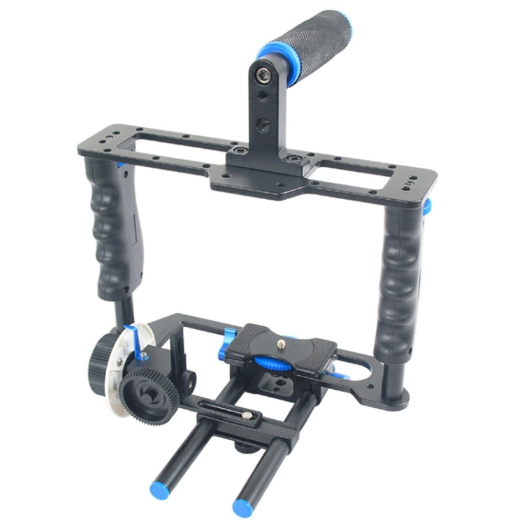YELANGU YLG1103A-B Large Handle Video Camera Cage Stabilizer + Matte Box Kit for DSLR Camera / Video Camera - free shipping - PMC Jewellery - Order now!