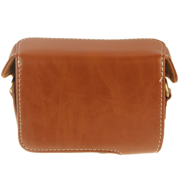 Retro Style PU Leather Camera Case Bag with Strap for Sony RX100 M3 / M4 / M5(Brown)