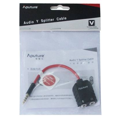 Aputure 3.5mm Audio Y Male to 2 Female Headset Mic Splitter Cable - free shipping - PMC Jewellery - Order now!