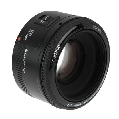 YONGNUO 50mm F1.8 Standard Prime Lens for Canon Camera - free shipping - PMC Jewellery - Order now!