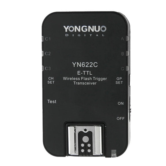 YONGNUO YN622C-KIT E-TTL Wireless Flash Trigger Controller + Transceiver Kit for Canon Camera
