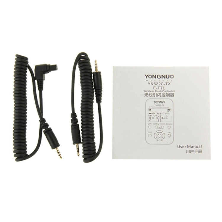 YONGNUO YN622C-KIT E-TTL Wireless Flash Trigger Controller + Transceiver Kit for Canon Camera