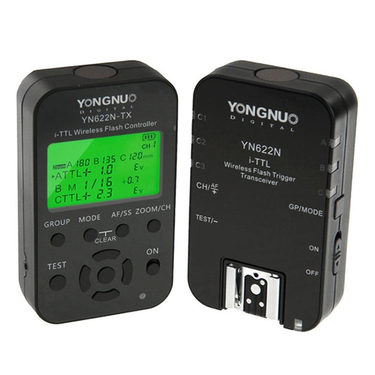 YONGNUO YN622N-KIT i-TTL Wireless Flash Trigger Controller + Transceiver Kit for Nikon Camera - free shipping - PMC Jewellery - Order now!