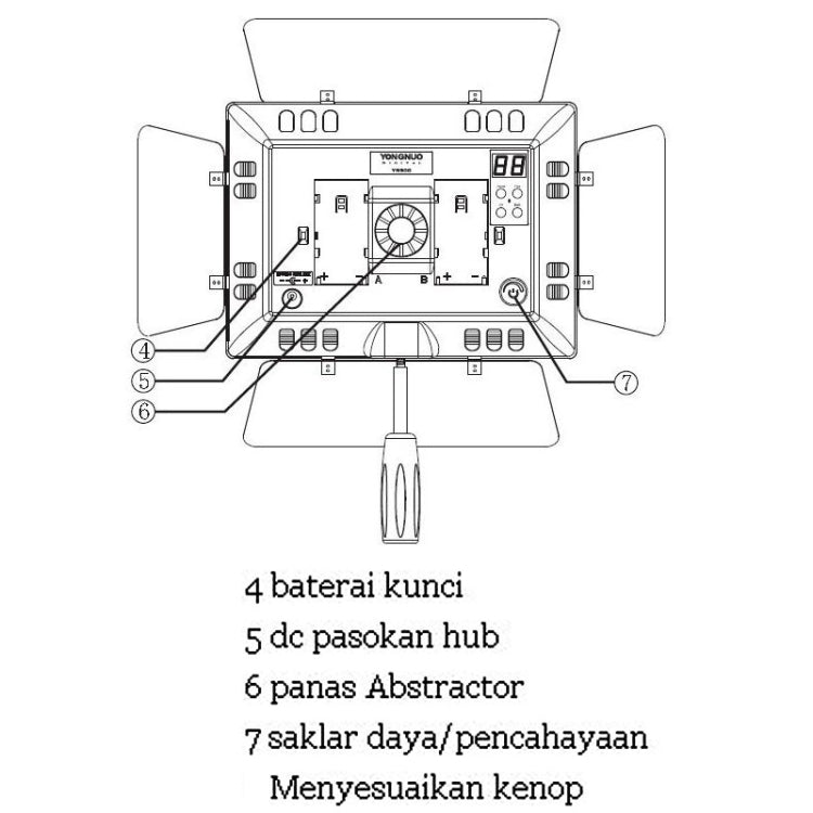 YONGNUO YN900 900pcs LED Illumination Dimming Studio 3200K-5500K Video Light - free shipping - PMC Jewellery - Order now!