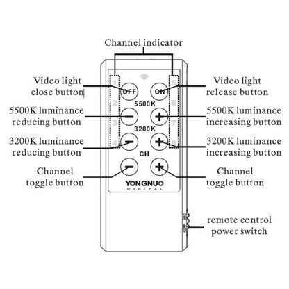 YONGNUO YN900 900pcs LED Illumination Dimming Studio 3200K-5500K Video Light - free shipping - PMC Jewellery - Order now!
