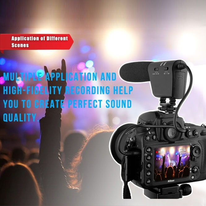 DEBO YS-8 Professional Photography Interview Dedicated Microphone for DSLR & DV Camcorder - free shipping - PMC Jewellery - Order now!