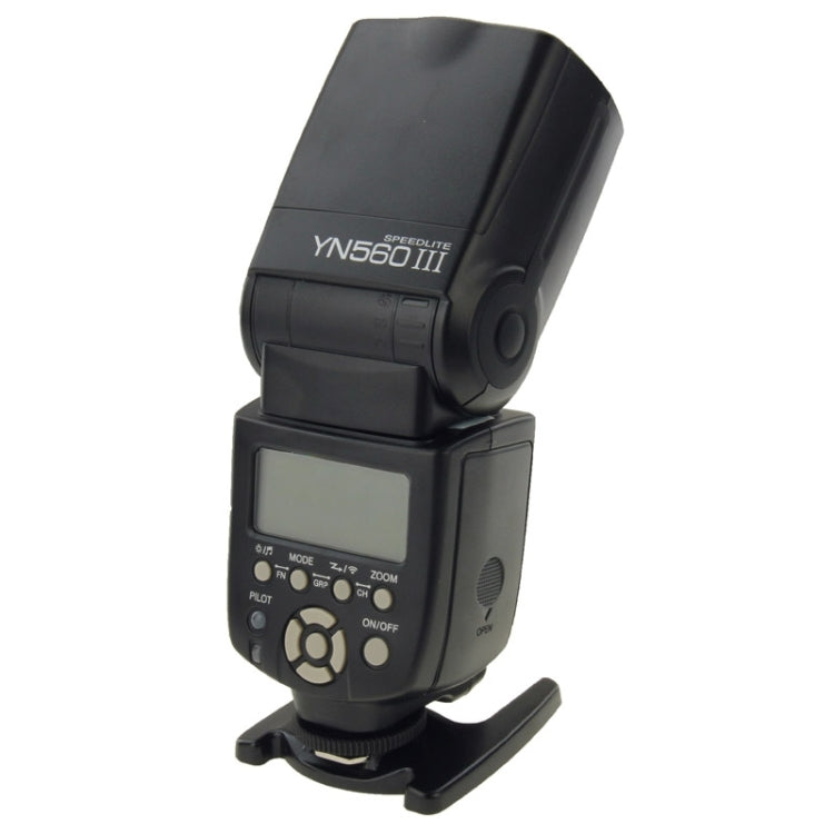 YN-560 III Ultra-long-range Wireless Flash Speedlite with Metal Hot Shoe for Canon / Nikon / Pentax / Olympus DSLR Camera(Black)
