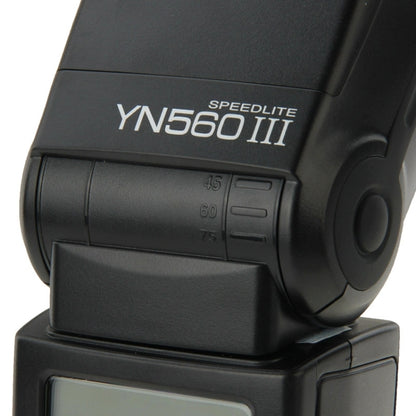 YN-560 III Ultra-long-range Wireless Flash Speedlite with Metal Hot Shoe for Canon / Nikon / Pentax / Olympus DSLR Camera(Black) - free shipping - PMC Jewellery - Order now!
