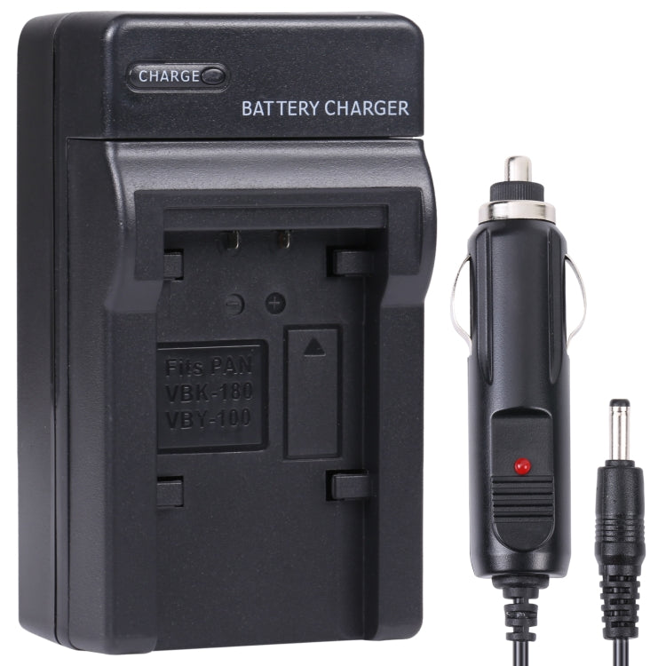 Digital Camera Battery Car Charger for Panasonic VBK180T Lithium Battery(Black) - free shipping - PMC Jewellery - Order now!