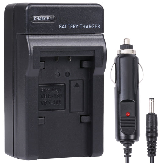 Digital Camera Battery Car Charger for Panasonic VBK180T Lithium Battery(Black) - free shipping - PMC Jewellery - Order now!