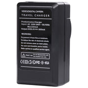 Digital Camera Battery Car Charger for Panasonic VBN130 / D54S Lithium Battery(Black)