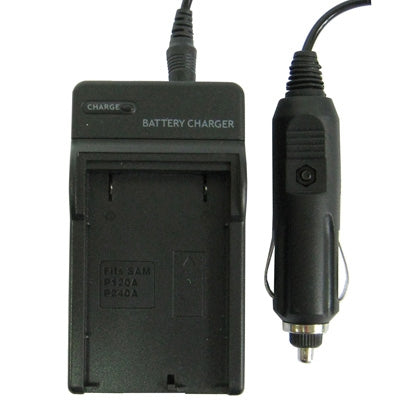 2 in 1 Digital Camera Battery Charger for Samsung P120A, P240A(Black) - free shipping - PMC Jewellery - Order now!