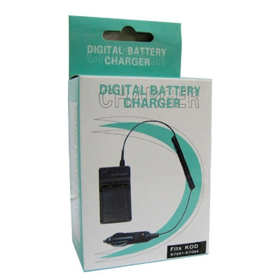 Digital Camera Battery Car Charger for KODAK K7001/ K7004(Black)