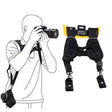 Safe & Fast Quick Double Shoulder Belt Strap for 2 Cameras DSLR (QS-B 1/4(Black) - free shipping - PMC TechLife - Order now!