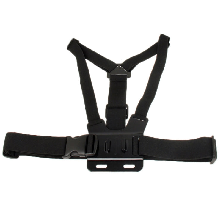 Extreme Sport Front Chest Elastic Belt Shoulder Strap Mount Holder for GoPro, Insta360, DJI and Other Action Cameras(Black) - Chest Belt by PMC Jewellery | Online Shopping South Africa | PMC Jewellery | Buy Now Pay Later Mobicred